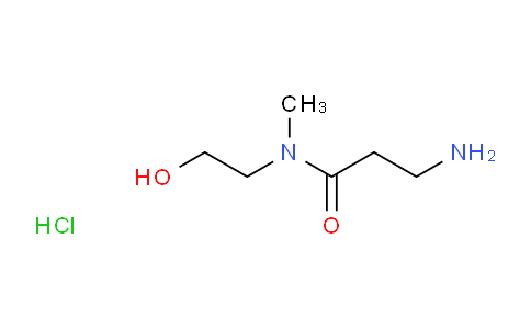 CAS No. 1220033-46-4, 3-Amino-N-(2-hydroxyethyl)-N-methylpropanamide hydrochloride