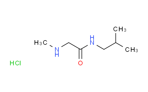 CAS No. 1220028-18-1, N-Isobutyl-2-(methylamino)acetamide hydrochloride