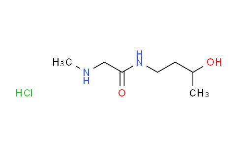 CAS No. 1220037-55-7, N-(3-Hydroxybutyl)-2-(methylamino)acetamide hydrochloride