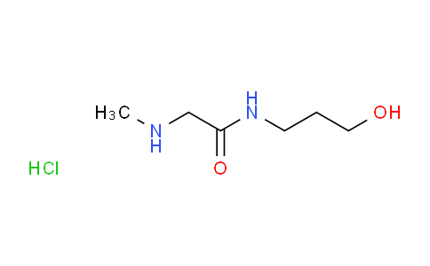 CAS No. 1220019-70-4, N-(3-Hydroxypropyl)-2-(methylamino)acetamide hydrochloride