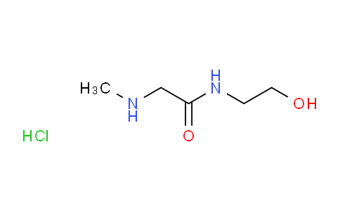 CAS No. 1220029-79-7, N-(2-Hydroxyethyl)-2-(methylamino)acetamide hydrochloride