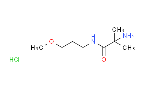 CAS No. 1219963-96-8, 2-Amino-N-(3-methoxypropyl)-2-methylpropanamide hydrochloride