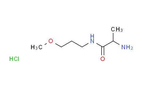 CAS No. 1236267-66-5, 2-Amino-N-(3-methoxypropyl)propanamide hydrochloride
