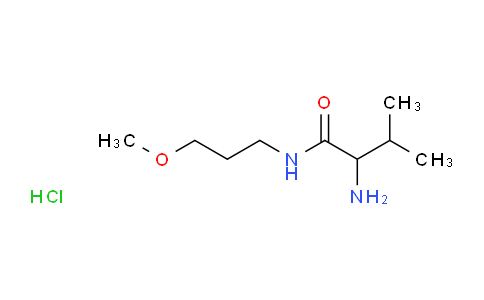 CAS No. 1236256-93-1, 2-Amino-N-(3-methoxypropyl)-3-methylbutanamide hydrochloride