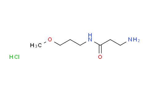 CAS No. 1220037-58-0, 3-Amino-N-(3-methoxypropyl)propanamide hydrochloride