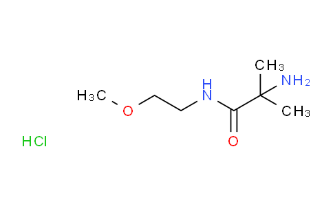 CAS No. 1220028-51-2, 2-Amino-N-(2-methoxyethyl)-2-methylpropanamide hydrochloride