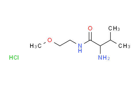 CAS No. 1236259-24-7, 2-Amino-N-(2-methoxyethyl)-3-methylbutanamide hydrochloride
