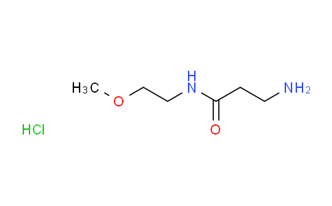 CAS No. 1220019-38-4, 3-Amino-N-(2-methoxyethyl)propanamide hydrochloride