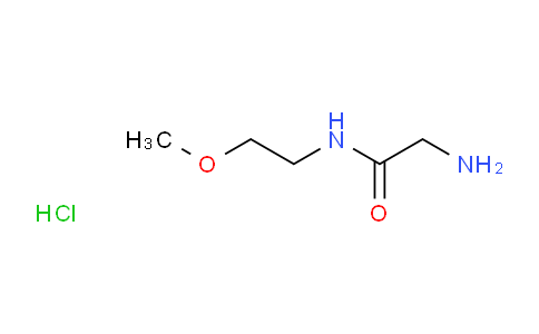CAS No. 1220037-70-6, 2-Amino-N-(2-methoxyethyl)acetamide hydrochloride
