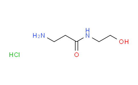 CAS No. 1220037-08-0, 3-Amino-N-(2-hydroxyethyl)propanamide hydrochloride