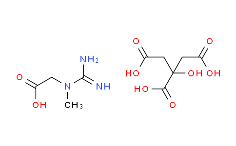 CAS No. 177024-62-3, 2-(1-Methylguanidino)acetic acid compound with 2-hydroxypropane-1,2,3-tricarboxylic acid (1:1)