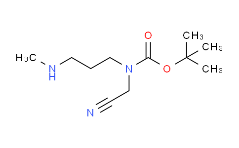 CAS No. 1416375-04-6, tert-Butyl (cyanomethyl)(3-(methylamino)propyl)carbamate