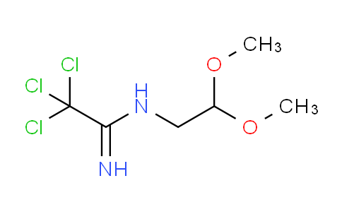 CAS No. 163769-72-0, 2,2,2-Trichloro-N-(2,2-dimethoxyethyl)acetimidamide