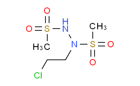 CAS No. 127792-84-1, 1,2-Bis(methylsulfonyl)-1-(2-chloroethyl)hydrazine