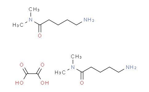 CAS No. 1221792-33-1, 5-Amino-N,N-dimethylpentanamide oxalate