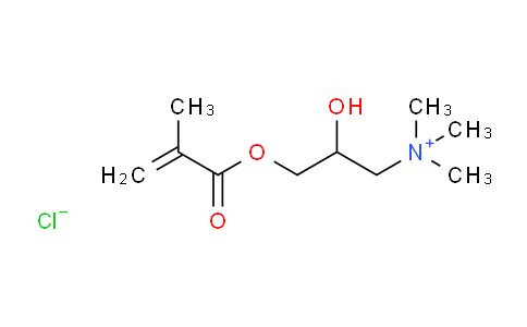 CAS No. 13052-11-4, 2-Hydroxy-3-(methacryloyloxy)-N,N,N-trimethylpropan-1-aminium chloride