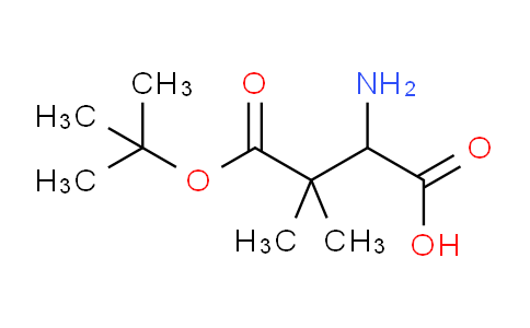 CAS No. 1214851-34-9, 2-Amino-4-(tert-butoxy)-3,3-dimethyl-4-oxobutanoic acid
