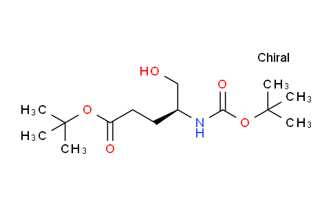 DY741320 | 130333-58-3 | (S)-tert-Butyl 4-((tert-butoxycarbonyl)amino)-5-hydroxypentanoate
