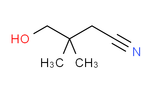 CAS No. 129415-93-6, 4-Hydroxy-3,3-dimethylbutanenitrile