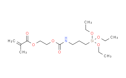 CAS No. 115396-93-5, 4,4-Diethoxy-9-oxo-3,10-dioxa-8-aza-4-siladodecan-12-yl methacrylate