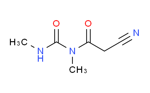 CAS No. 39615-79-7, 2-cyano-N-methyl-N-(methylcarbamoyl)acetamide