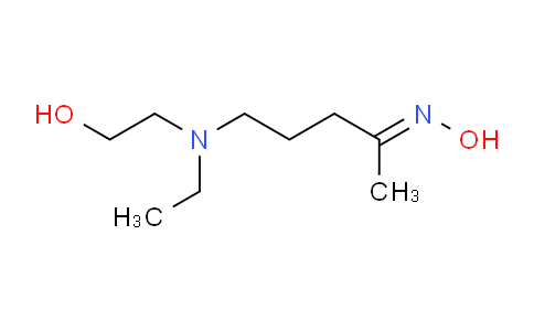 CAS No. 2243883-89-6, (E)-5-(Ethyl(2-hydroxyethyl)amino)pentan-2-one oxime