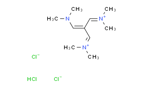 CAS No. 1189119-61-6, [3-(Dimethylamino)-2-(dimethylazaniumylidenemethyl)prop-2-enylidene]-dimethylazanium dichloride hydrochloride