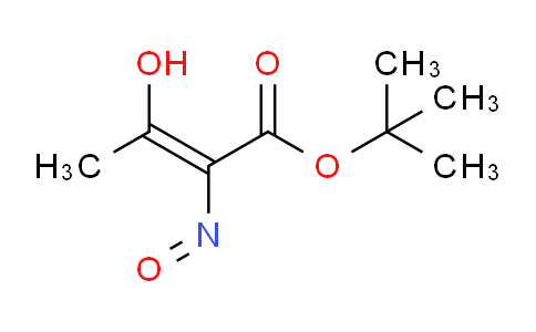 CAS No. 14352-65-9, tert-butyl (E)-3-hydroxy-2-nitrosobut-2-enoate