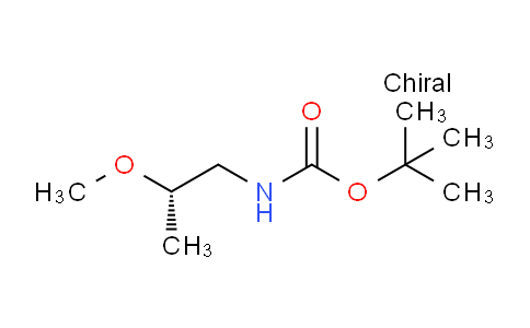 CAS No. 907546-01-4, tert-butyl N-[(2S)-2-methoxypropyl]carbamate