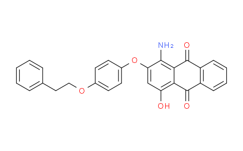 CAS No. 55154-34-2, 1-Amino-4-hydroxy-2-(4-phenethoxyphenoxy)anthracene-9,10-dione