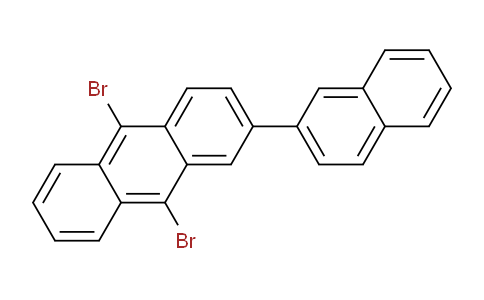 CAS No. 1206628-35-4, 9,10-dibromo-2-(naphthalen-2-yl)anthracene