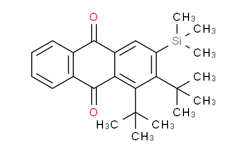 CAS No. 116655-12-0, 1,2-Di-tert-butyl-3-(trimethylsilyl)anthracene-9,10-dione