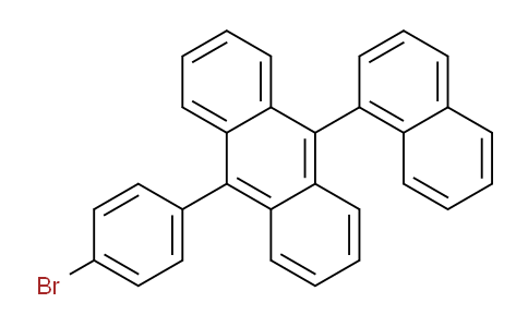 CAS No. 1160506-32-0, 9-(4-Bromophenyl)-10-(naphthalen-1-yl)anthracene