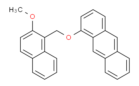 CAS No. 917985-36-5, 1-((2-Methoxynaphthalen-1-yl)methoxy)anthracene