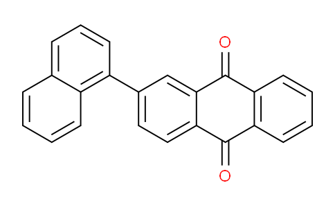 CAS No. 877067-28-2, 2-(Naphthalen-1-yl)anthracene-9,10-dione