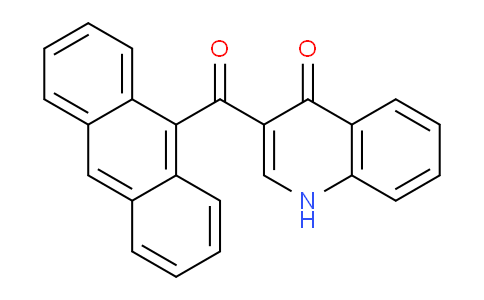 CAS No. 821004-13-1, 3-(Anthracene-9-carbonyl)quinolin-4(1H)-one