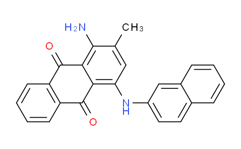 CAS No. 74165-76-7, 1-Amino-2-methyl-4-(naphthalen-2-ylamino)anthracene-9,10-dione
