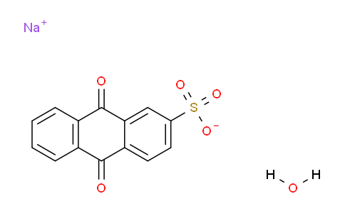 CAS No. 153277-35-1, Sodium 9,10-dioxo-9,10-dihydroanthracene-2-sulfonate hydrate