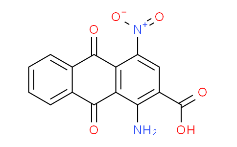 CAS No. 2058-02-8, 1-Amino-4-nitro-9,10-dioxo-9,10-dihydroanthracene-2-carboxylic acid