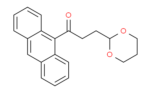 CAS No. 898757-47-6, 9-[3-(1,3-Dioxan-2-yl)propionyl]anthracene