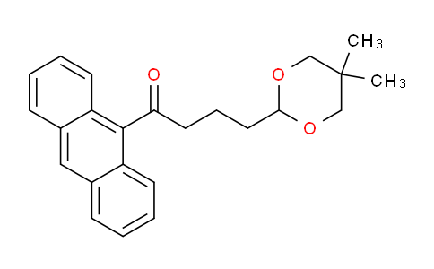 CAS No. 898757-50-1, 9-[4-(5,5-Dimethyl-1,3-dioxan-2-yl)butyryl]anthracene