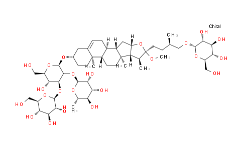 MC741518 | 54522-53-1 | (2S,3R,4R,5R,6S)-2-[(2R,4S,5R,6R)-5-hydroxy-6-(hydroxymethyl)-2-[[(1S,2S,4S,6R,7S,8R,9S,12S,13R,16S)-6-methoxy-7,9,13-trimethyl-6-[(3R)-3-methyl-4-[(2S,3R,4S,5S,6R)-3,4,5-trihydroxy-6-(hydroxymethyl)oxan-2-yl]oxybutyl]-5-oxapentacyclo[10.8.0.02,9.04,8.013