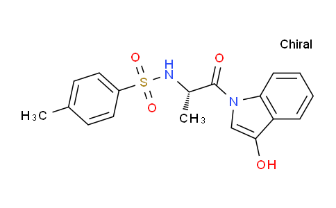 CAS No. 101506-88-1, (S)-N-(1-(3-hydroxy-1H-indol-1-yl)-1-oxopropan-2-yl)-4-methylbenzenesulfonamide