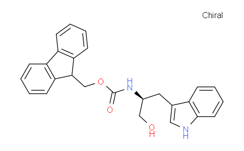 CAS No. 153815-60-2, (S)-(9H-Fluoren-9-yl)methyl (1-hydroxy-3-(1H-indol-3-yl)propan-2-yl)carbamate