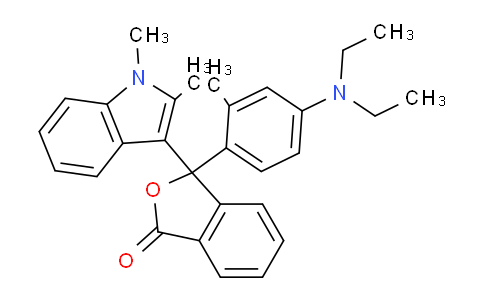 CAS No. 36499-49-7, 3-(4-(Diethylamino)-2-methylphenyl)-3-(1,2-dimethyl-1H-indol-3-yl)isobenzofuran-1(3H)-one