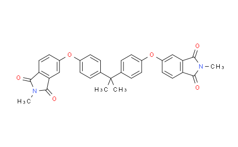 CAS No. 54395-52-7, 5,5'-((propane-2,2-diylbis(4,1-phenylene))bis(oxy))bis(2-methylisoindoline-1,3-dione)