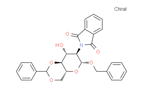 CAS No. 80035-33-2, 2-((4aR,6R,7R,8R,8aS)-6-(benzyloxy)-8-hydroxy-2-phenylhexahydropyrano[3,2-d][1,3]dioxin-7-yl)isoindoline-1,3-dione