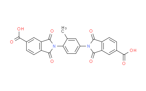 CAS No. 114731-67-8, 2,2'-(2-methyl-1,4-phenylene)bis(1,3-dioxoisoindoline-5-carboxylic acid)