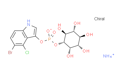CAS No. 212515-11-2, Ammonium 5-bromo-4-chloro-1H-indol-3-yl ((1S,2S,3R,4S,5S,6S)-2,3,4,5,6-pentahydroxycyclohexyl) phosphate