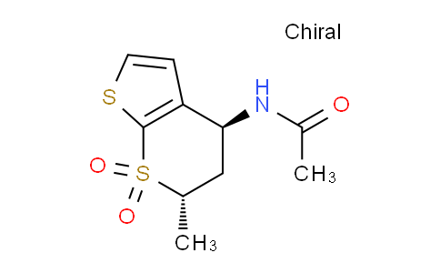 CAS No. 147086-83-7, (4S-trans)-N-(5,6-dihydro-6-Methyl-7,7-dioxido-4H-thieno[2,3-b]thiopyran-4-yl)-acetaMide